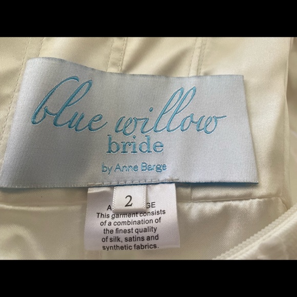 Anne Barge Blue Willow Wedding Dress (Walker style) - Picture 15 of 16